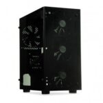 iBox Passion V4 Gaming Mini Tower Computer Case with Side Window and RGB Lighting Black - Image 13