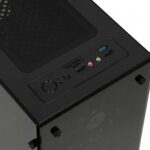 iBox Passion V4 Gaming Mini Tower Computer Case with Side Window and RGB Lighting Black - Image 10