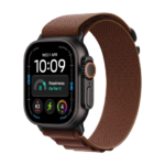 Apple Watch Ultra 4 Titanium 49mm Αδιάβροχο με Παλμογράφο (Black Titanium with Burgundy Alpine Loop - Medium)