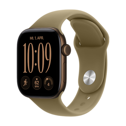 Watch Apple Watch Series 12 (2026) GPS 42mm Dark Bronze Aluminium Case with Olive Sport Band S/M - Dark Bronze