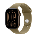 Watch Apple Watch Series 12 (2026) GPS 46mm Dark Bronze Aluminium Case with Olive Sport Band M/L - Dark Bronze