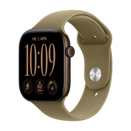 Watch Apple Watch Series 12 (2026) GPS 46mm Dark Bronze Aluminium Case with Olive Sport Band M/L - Dark Bronze