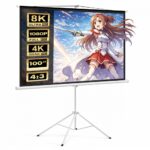 Tele Ηλεκτρική Οθόνη Προβολής Projector Τοίχου MTS-100/4:3 με Λόγο Εικόνας 4:3 200x150cm / 100"