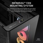 Corsair Frame 4500X LX-R RGB Gaming Midi Tower Computer Case with Side Window Black - Image 5