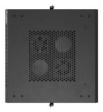 Szafa instalacyjna rack stojąca 19 cali 18U 600x600 drzwi przeszklone (Flat pack) czarna - Image 9