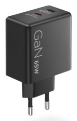 Lenovo GaN Charger with 2 USB-C Ports and USB-C - USB-C Cable 65W Black (40AW065BEU) - Image 5