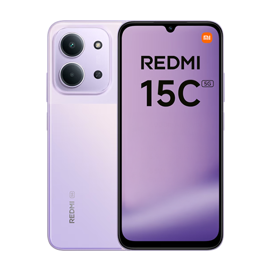 6932554459567.png Xiaomi Redmi 15C 5G Dual Sim 4GB RAM 128GB - Dusk Purple - Image 1