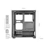 Tacens Mcquantum Gaming Midi Tower Κουτί Υπολογιστή με Πλαϊνό Παράθυρο Μαύρο - Image 11