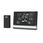 HAMA Black Line Plus 00186418 Ασύρματος Μετεωρολογικός Σταθμός Ψηφιακός Επιτραπέζιος Μαύρος