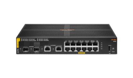 784854_1570039.jpeg HP Aruba 6100 Managed L2 PoE+ Switch with 12 Gigabit (1Gbps) Ethernet Ports and 2 SFP Ports - Image 1
