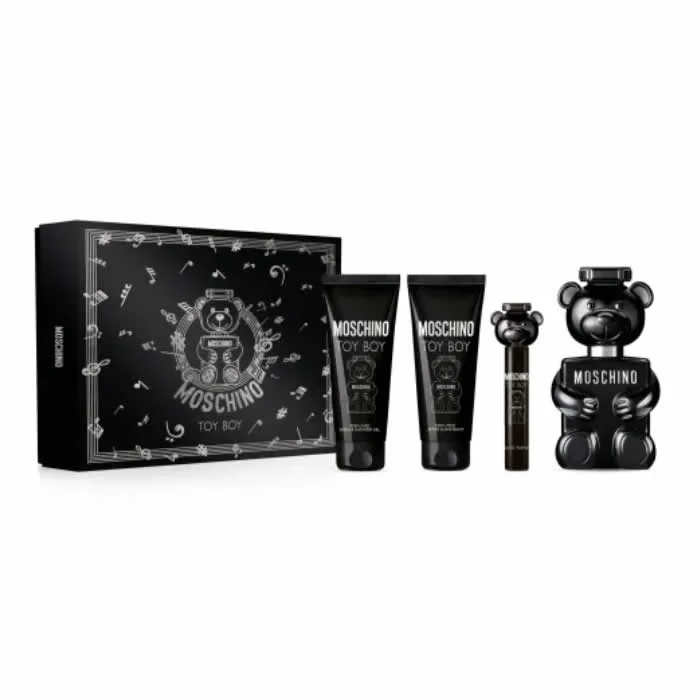 8011003919307.webp Moschino Toy Boy Eau De Parfum Spray 100ml Set 4 Pieces - Image 1