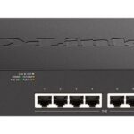 D-Link DGS-1100-10MPV2 Managed L2 PoE+ Switch with 8 Gigabit (1Gbps) Ethernet Ports and 2 SFP Ports