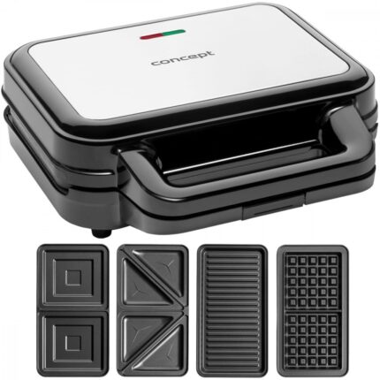 Concept Concept Waffle Maker for Mini Waffles 2 Waffle Slots 900W