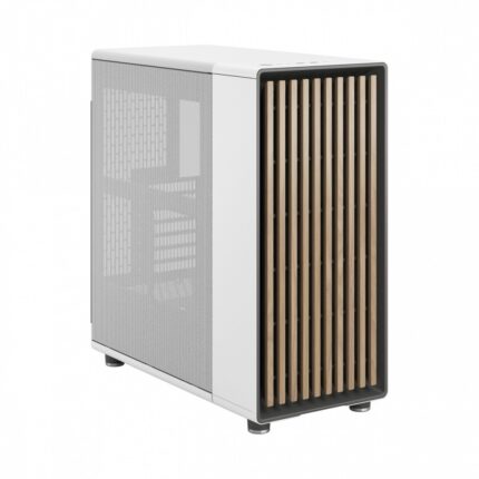 Fractal Design North Gaming Midi Tower Computer Case with Side Window Chalk White