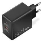 Lenovo GaN Charger with 2 USB-C Ports and USB-C - USB-C Cable 65W Black (40AW065BEU) - Image 4