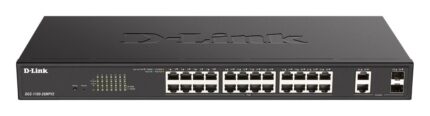 D-Link DGS-1100-26MP v2 Managed L2 PoE+ Switch με 24 Θύρες Gigabit (1Gbps) Ethernet και 2 SFP Θύρες