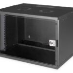 Digitus Επιτοίχια Καμπίνα Rack Μαύρο DN-49203