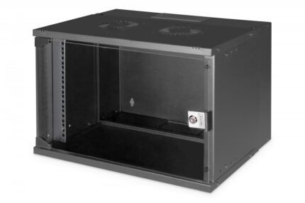 Digitus Επιτοίχια Καμπίνα Rack Μαύρο DN-49203