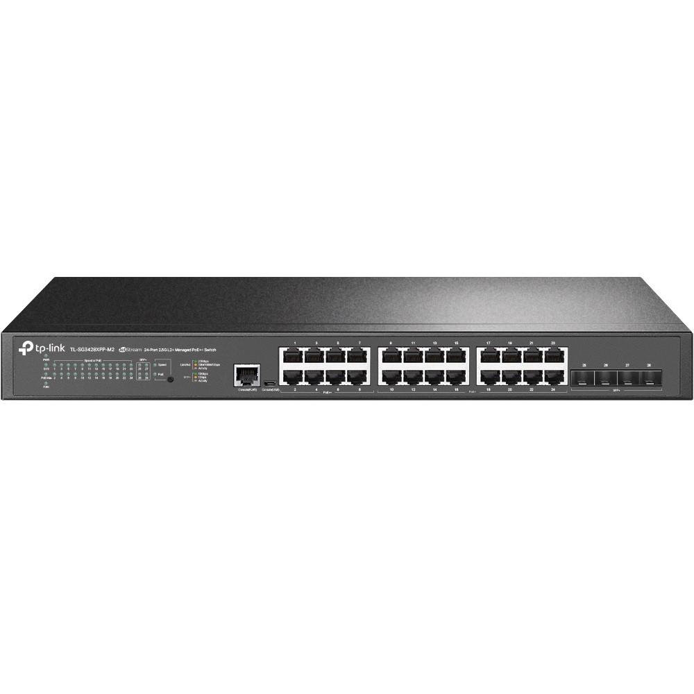 922335_1901094.jpeg TP-LINK TL-SG3428XPP-M2 v1 Managed L2 PoE+ Switch με 24 Θύρες Gigabit (1Gbps) Ethernet και 4 SFP Θύρες - Image 1