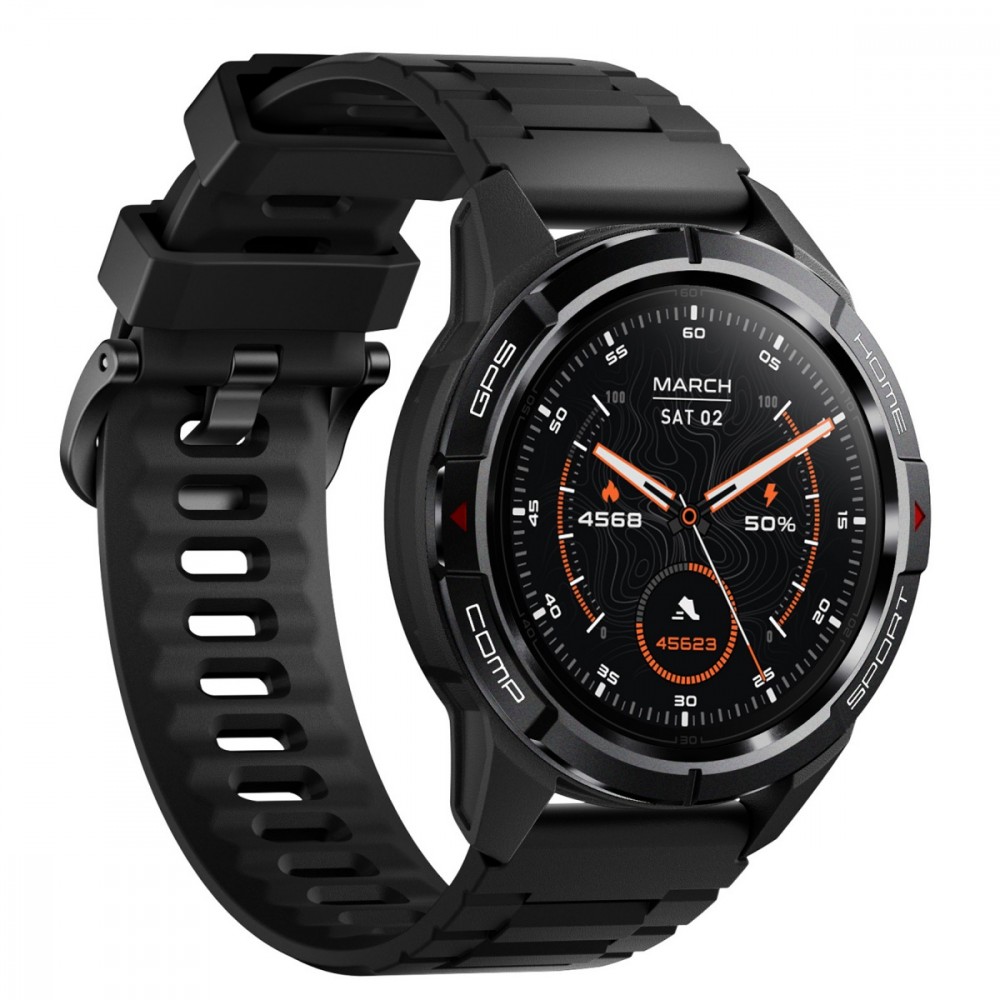 922547_1901760.jpeg Smartwatch GS Active 1.3 cala 400 mAh czarny - Image 1