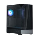 Zalman P40 Prism Gaming Midi Tower Computer Case with Side Window and ARGB Lighting Black