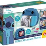 Lisciani Giochi Stitch Children's Camera with Thermal Printing Optical Zoom 25x Blue