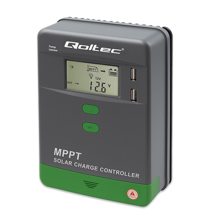 987371_2053659.jpeg Qoltec MPPT Solar Charge Controller 12V 40A - Image 1