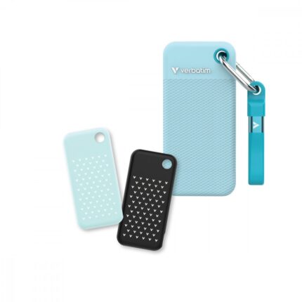 Verbatim Pocket USB 3.2 External SSD 1TB M.2 Polar Blue / Black