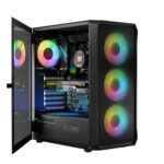 Logic PORTOS ARGB MINIDI USB 3.0 Case Black - Image 2