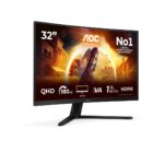 AOC CQ32G4VE VA HDR Curved Gaming Monitor 32" QHD 2560x1440 180Hz with 1ms GTG Response Time - Image 17