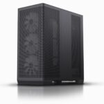 APNX C1 Gaming Midi Tower Computer Case with Side Window and RGB Lighting Black - Image 3
