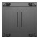 Szafa instalacyjna rack stojąca 19 cali 18U 600x600 drzwi przeszklone (Flat pack) czarna - Image 10