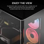 Corsair Frame 4500X LX-R RGB Gaming Midi Tower Computer Case with Side Window Black - Image 2