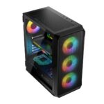 Logic PORTOS ARGB MINIDI USB 3.0 Case Black - Image 19