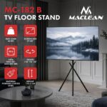 Maclean Energy MC-182 B Βάση Τηλεόρασης Δαπέδου έως 80" και 60kg - Image 2