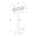 Techly ICA-TR27 ICA-TR27 TV Mount Floor up to 55" and 40kg - Image 2