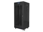 Lanberg Floor Rack Cabinet 27U 60x60cm Black FF01-6627-23BL - Image 5