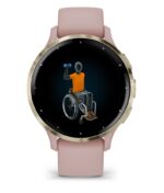 Garmin Venu 3S Stainless Steel 41mm Waterproof Smartwatch with Heart Rate Monitor (Soft Gold Stainless Steel Bezel with Dust Rose Case and Silicone Band) - Image 5