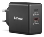 Lenovo GaN Charger with 2 USB-C Ports and USB-C - USB-C Cable 65W Black (40AW065BEU) - Image 3