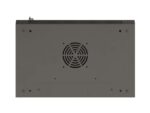 Szafa instalacyjna rack wisząca 19 cali 12U 540x350 czarna drzwi przeszklone (flat pack) - Image 9