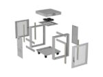 Lanberg Επιδαπέδια Καμπίνα Rack 19U 60x80cm Γκρι FF01-6815-23SL - Image 12