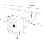 Whirlpool Built-in Washing Machine 8kg 1400 Rounds 6th Sense BI WMWG 81485E EU - Image 11