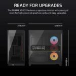 Corsair Frame 4500X LX-R RGB Gaming Midi Tower Computer Case with Side Window Black - Image 10
