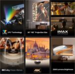 Hisense PT1 Projector DLP (DMD) with Wi-Fi and Built-in Speakers Black - Image 4