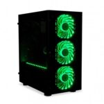 iBox Passion V4 Gaming Mini Tower Computer Case with Side Window and RGB Lighting Black - Image 5